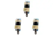 3PK Lady Jayne Formation Scalp Stimulation Hair Brush Large Smooth & Shine Black