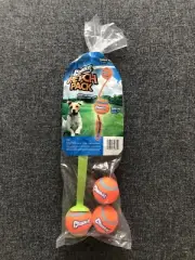 Chuckit! Sport 14S Fetch Pack w/Launcher & 3 Small Tennis Balls, New