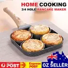 Mini Fried Egg Pancake Burger Pan Non Stick Breakfast Egg Maker Pan Cookware AU