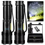 Rechargeable LED Flashlights High Lumens, 990,000 Lumens Super Bright Flashli...