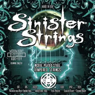 kerly strings sinister 系列冰火弦 kqxs-1154 (11-54) 美製電 (10折)