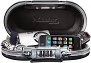 Portable Small Lock Box, Set Your Own Combination Lock Portable Safe, Personal T