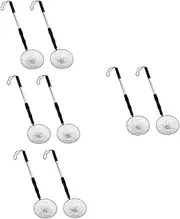 JOINPAYA 8 Sets Summer Filter Beach Sifter Tool Telescopic Rod Shell Scoop for Beach Rocks and Conches