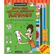 General Pencil 69102 How To Draw Cartoon Flip Books! Kit-