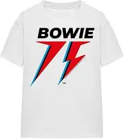 [David Bowie] Unisex Adult 75 Logo T-Shirt
