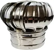[ADZQM] Rotating Chimney Cowl Cap,Ventilation Chimney Cowl,Turbine Ventilator,Waterproof Turbine Ventilator Cover,for Chimneys and Exhaust Vents Chimney Pots,450mm