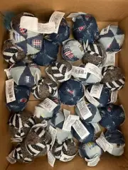 27 OurPets Cosmic Denim Patch Work with Catnip Ball Cat Toy Lot Wholesale