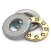 10PCS 5x10x4mm Miniature Axial Ball Flat Washers Thrust Bearings 3-Parts ABEC-1