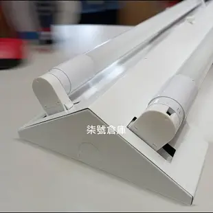 柒號倉庫 T8-2尺LED雙管 台製燈具 山型三角燈 便宜好用 2尺雙管 DL-56 廚房燈