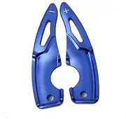 Car Steering Wheel Shift Paddles for 86 GT86 GR86 Subaru BRZ Series 2017-2018-2019-2020-2021-2022-2023 Car Steering Wheel Shift Paddle Cover Shift Extension Rod HTEOPOEKFR(Blue)