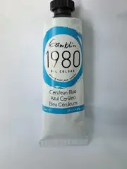 Gamblin OilColor Cerulean Blue Series 3 Authentic Oil Paint 37ml Tube Unopened