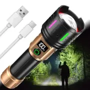 Rechargeable Flashlights High Lumens Led Rechargeable Flashlight Handheld Fla...