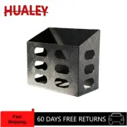 370x195mm Heavy Duty 20L Black Aluminium Jerry Can Holder - 4WD Ute/Truck