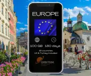Europe | 100GB for 180 days | Mobile Data eSIM | Fast Delivery