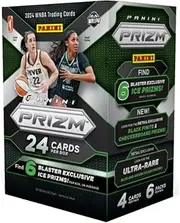 2024 Prizm WNBA Sealed Blaster Box (6 Ice Prizms Per Box) (Black Finite) (Checkerboard)