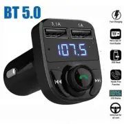 Handsfree Wireless Bluetooth Car Kit FM Transmitter Radio MP3 Player USB Charger