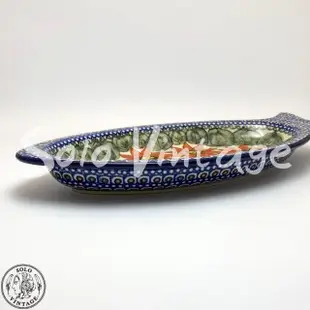 【SOLO 波蘭陶】CA 波蘭陶 30CM 魚型盤 CERAMIKA ARTYSTYCZNA