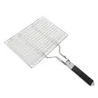 Compact Folding Barbecue Mesh Rustproof BBQ Net Easy to Clean Grilling Mesh