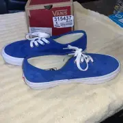 Vans Authentic Pig Suede Princess Blue Size US 5 Mens 6.5 Women