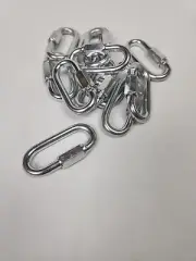 12 Pack Of 5/16 in. Zinc-Plated Quick Link Chain Attachment Accessory 1,540 Lbs.