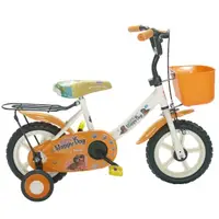 在飛比找momo購物網優惠-【Adagio】12吋酷樂狗輔助輪童車附置物籃(台灣製造)