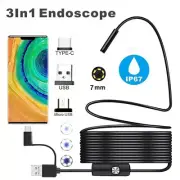 3FT 7.0MM Snake Endoscope Borescope 7mm Inspection USB Camera Scope For Android