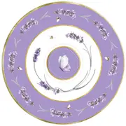 Lavender Dreams Decorative Ceramic Trivet 20cm Round