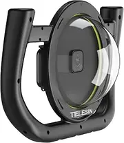 CamGo Telesin Dual Handheld Stabilizer Dome Housing for GoPro Hero 13 / Hero 12 / Hero 11 / Hero 10 / Hero 9 Black