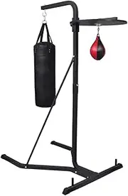 vidaXL Box Stand 2 Way Standing Boxing Punching Kick Bag Home Gym Exercise