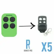 5 x Code Ezy Merlin+ C945 CM842 C940 C943 Plus Compatible Garage Remote Control