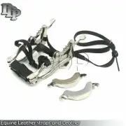 Horse Dental Speculum Equine Mouth Gag Drop Forged Biothane Strap Prem Quality