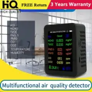 9-in-1 Air Quality Detector Monitor for AQI/HCHO/TVOC/PM2.5/PM10/CO/CO2/Humidity