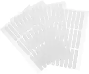 OATIPHO 4Sheets Full Transparent Crystal Double Sided Tape for Nail Art Display Non Marking Adhesive Strip for Nail Salons and Personal Use for Nail Art Lovers
