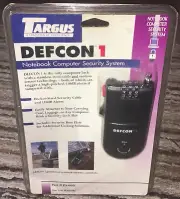 NEW~Targus PA400U Defcon 1 Notebook Security System 4 digit combo w/110DB Alarm