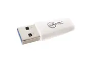 Cruxtec USB 3.0 USB-A Male to USB-C Female USB Adapter - White