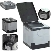 Portable Toilet Mobile Potty Outdoor Folding Toilet Caravan Hiking Camping
