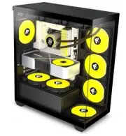 PC Case - Pre-Installed 3 PWM ARGB Fan, ATX Mid-Tower Gaming PC Case, with