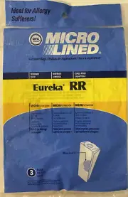 3 Pack Eureka RR Micro lined Vacuum Bags 458317 Ideal For Allergy Suffers