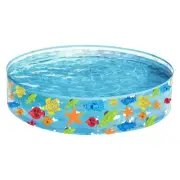 Kiddie Pool, 48"x9.84" Swimming Pool for Kids, Child, Swimming Pools for Outd...