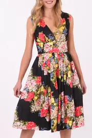 Vivian Hummingbird Dress--RET-VIVIAN-B