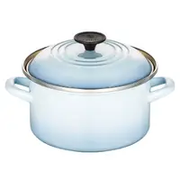 在飛比找PChome24h購物優惠-Le Creuset 琺瑯便利湯鍋 海岸藍 18cm