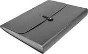 GRADENEVE Document Bag Plastic Folders File Storage Bag Accordion File Folder Briefcase for Home Office