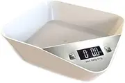 Multi-Function Scale, Portable Digital Electronic Kitchen Scale,Food Scale Cat Dog Weight Accuracy Range 1g-5kg LCD Display U50A Accurate (Color : White)