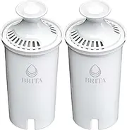 Brita Standard Water Filter, Standard Replacement Filters for Pitchers and Dispensers, BPA Free - 2 Count,White
