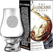 Glencairn Official Scottish Whisky Glass ‎Etched Celtic Knot170ml / 6 floz