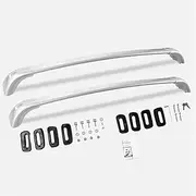 Compatible for Toyota 2014-2019 Highlander Luggage Rack Crossbars Silver Aluminum Alloy with Lock Compatible for Toyota 14-19 Hanlan Roof Rack