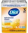Antibacterial Soap Bars, Gold, 4-oz. 3-Pk. 12402