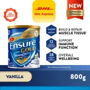1 X Abbott Ensure Gold Vanilla 800g Middle Age & Elderly - EXPRESS FREE SHIPPING