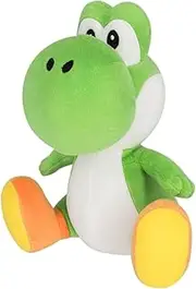 Sanei Super Mario All Star Collection 8" Yoshi Plush, Small