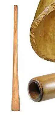 Handmade Didgeridoo Teak 39 inch natural